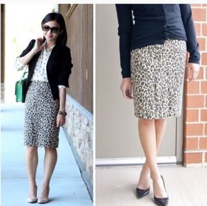 J. Crew silk skirt